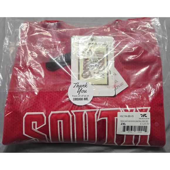 HeadGear Classics Sz 2XL Red Tyrese Maxey High School Basketball Jeresy - Picture 5 of 9